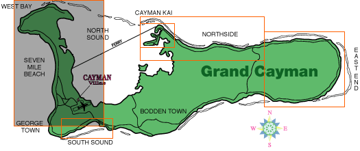 Grand Cayman Map 7m 